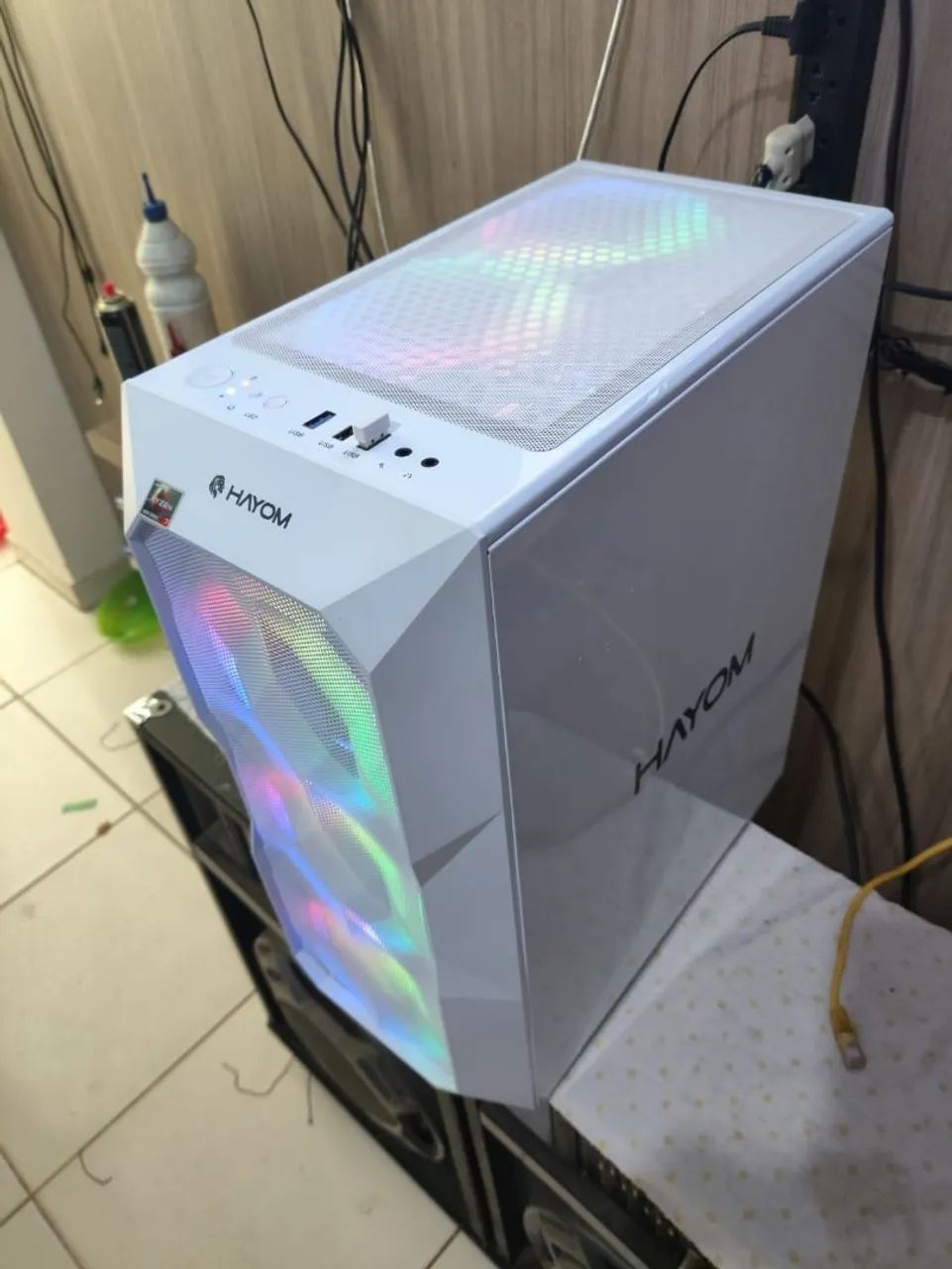 PC RYZEN 7 5700X E RX7600 PEGO PS4 E PS5 COM VOLTA - Foto 5