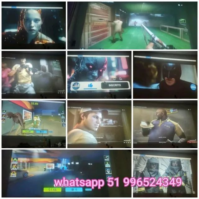 vende´se prjetor portatil hy 320 android obs detalhe  OBS ;  - Foto 4