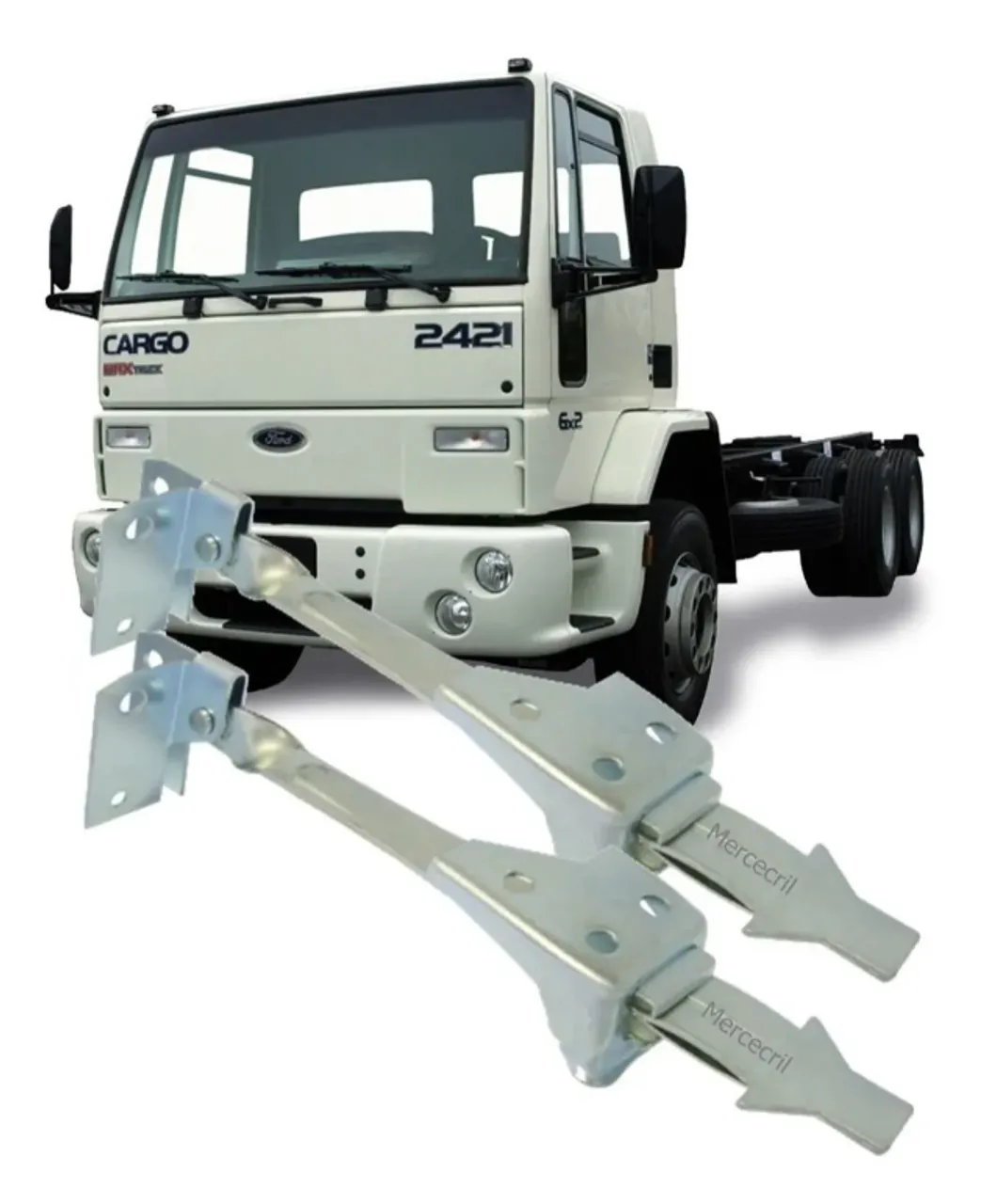 Par - Limitador Da Porta Caminhão Ford Cargo - Até 2011