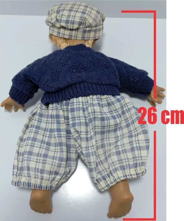 boneco brinquedo criança realista vintage retrô raridade - Foto 2