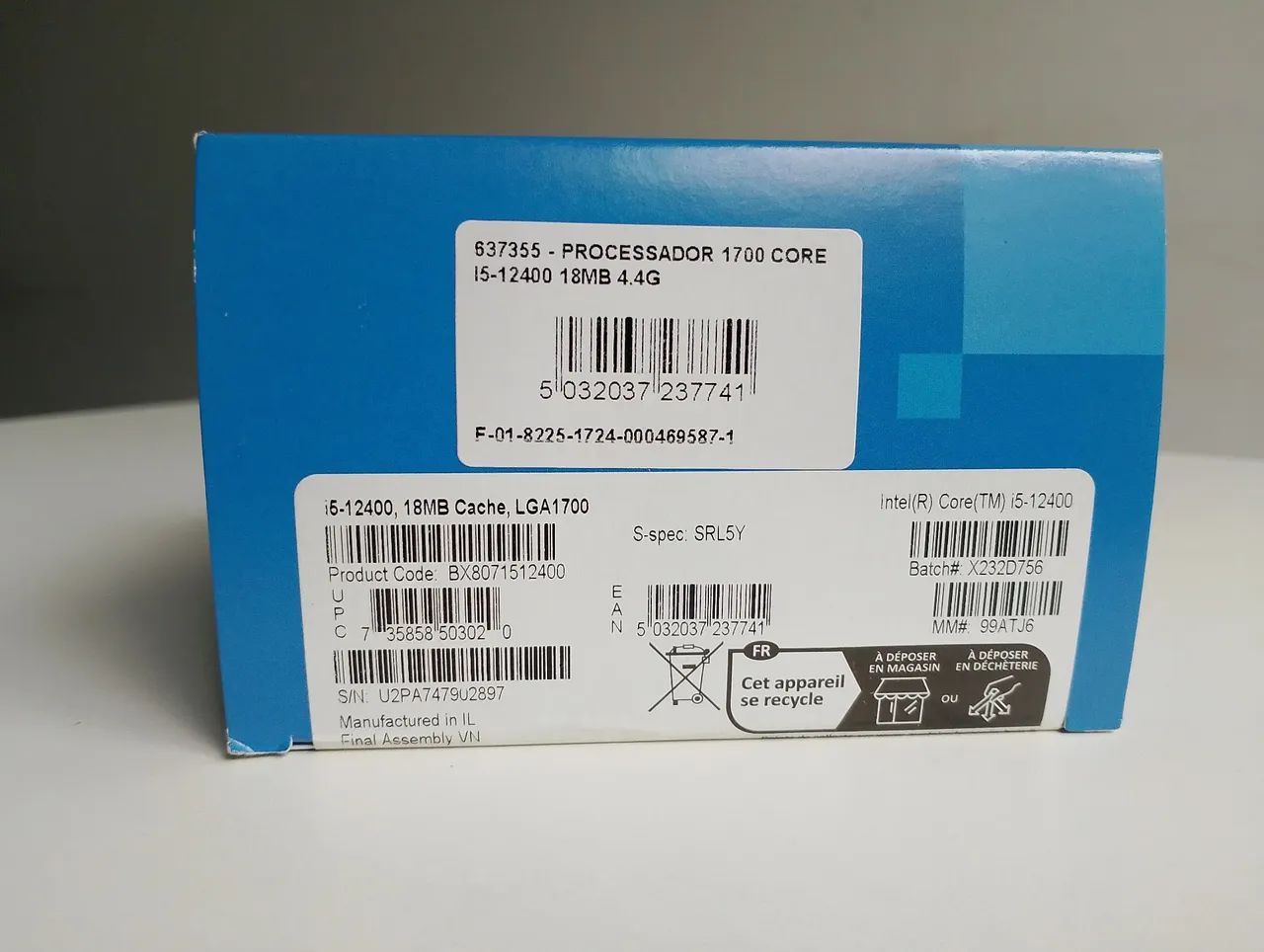 Processador Intel® Core i5-12400 Novo-Lacrado - Foto 3