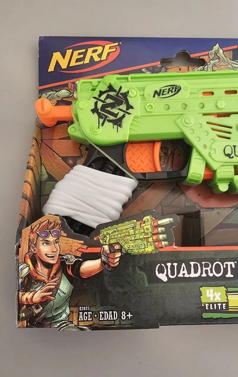 Nerf Lança Dardos Elite Quadrot - Foto 3