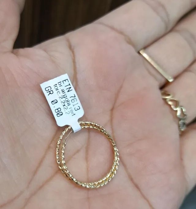 Argolas em Ouro 18K - Foto 5