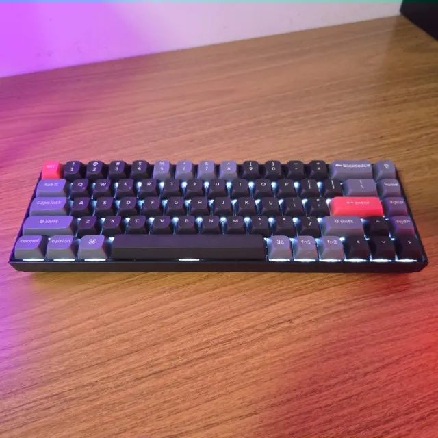 Teclado Keychron-K6 Pro Wireless Mecânico White Backlight - Foto 2