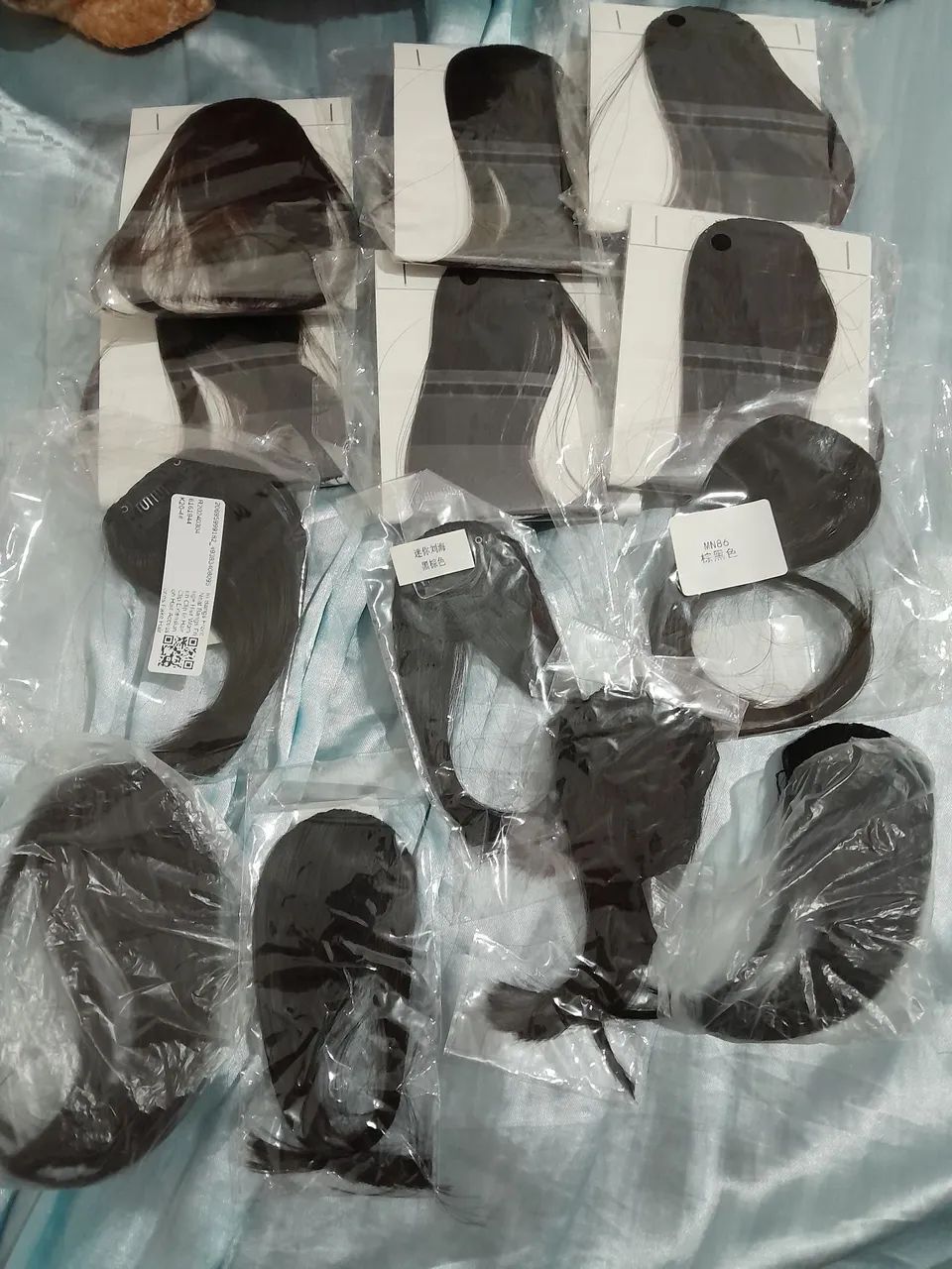 Kit com 13 franjas sintéticas 