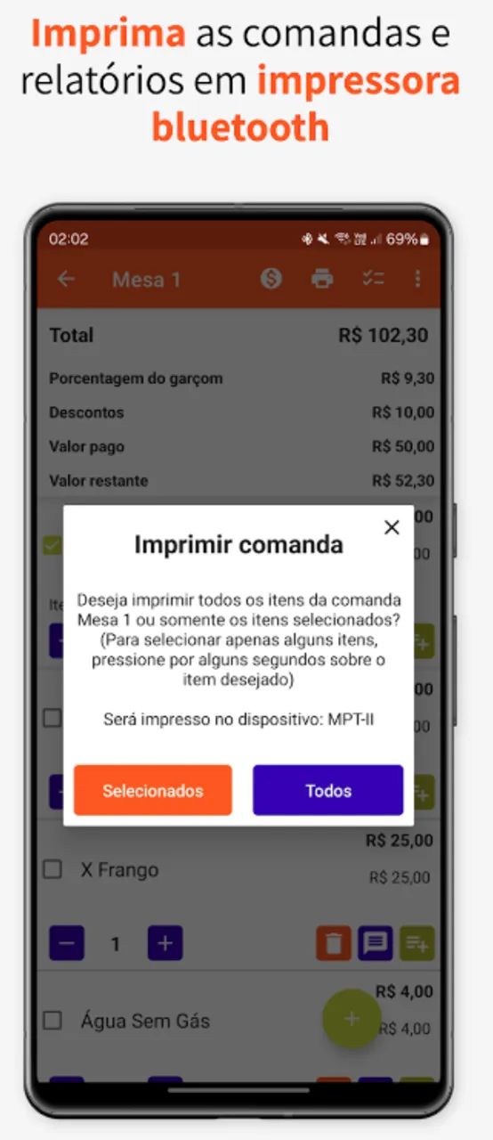 Comanda eletrônica para ambulantes e barraqueiros de praia (Lei descrição) - Foto 3