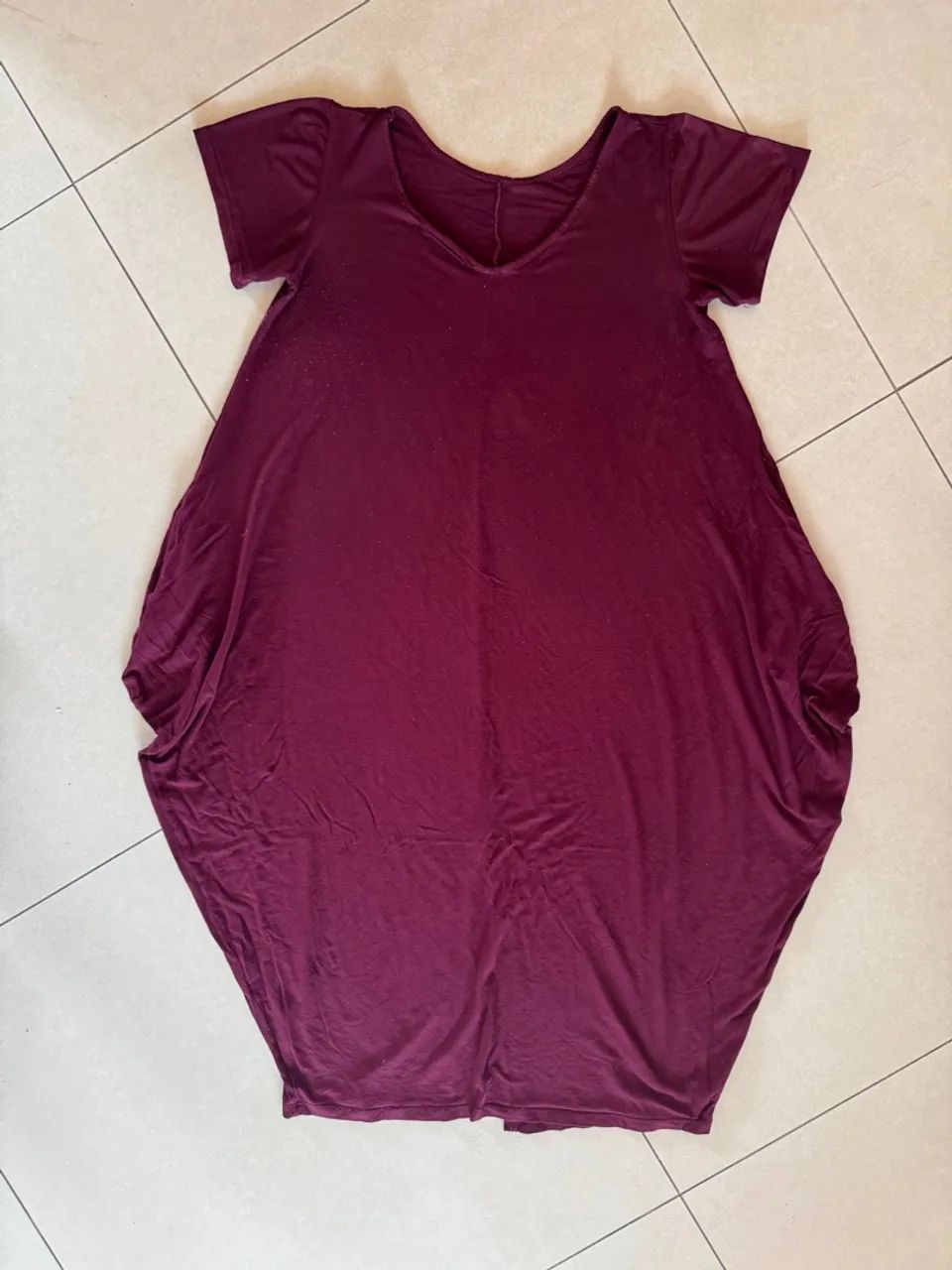 vestido malha tam g