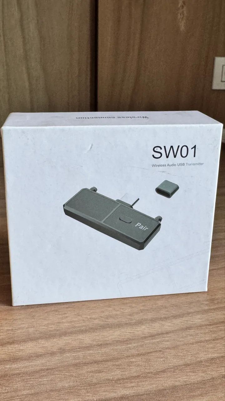 Transmissor E Receptor De Áudio Bluetooth Sw01 Tipo C