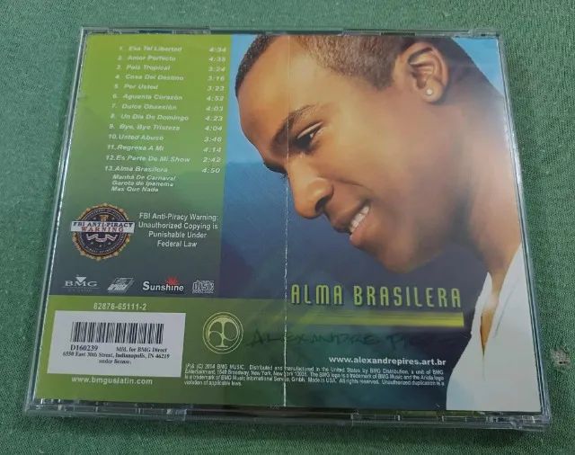CD Alexandre Pires Alma Brasilera (Importado) - Foto 2