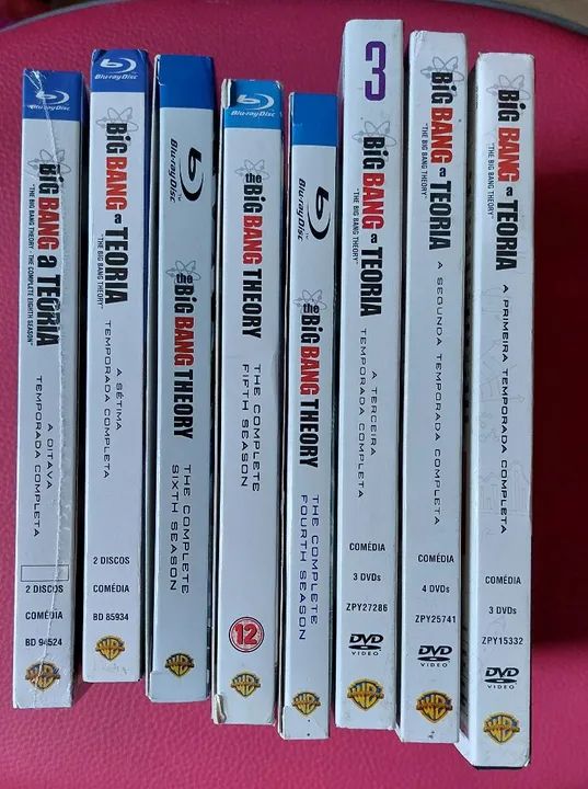 The Big Bang Theory - 8 Temporadas (DVD e Blu-ray) - CDs, DVDs etc