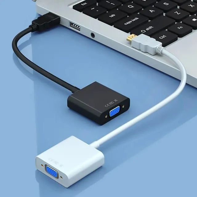 Cabo Adaptador HDMI para VGA + Áudio 1080P - Foto 5