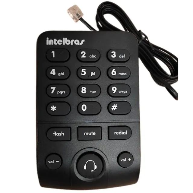 Base Telefone Disc. Intelbras Bdi1 + Headset Accutone