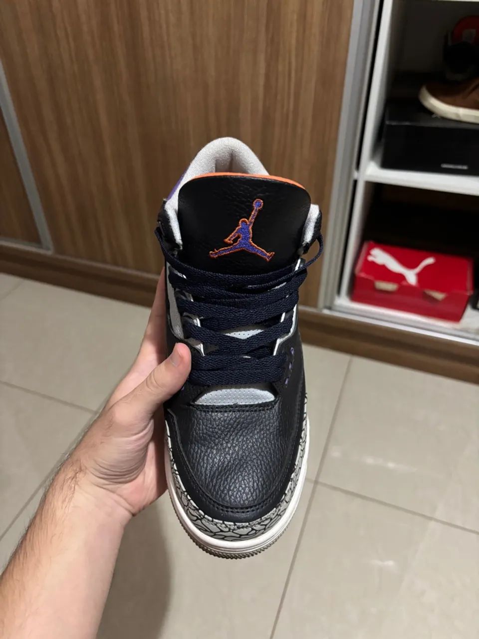 Air Jordan 3 court purple N°40 - Foto 5