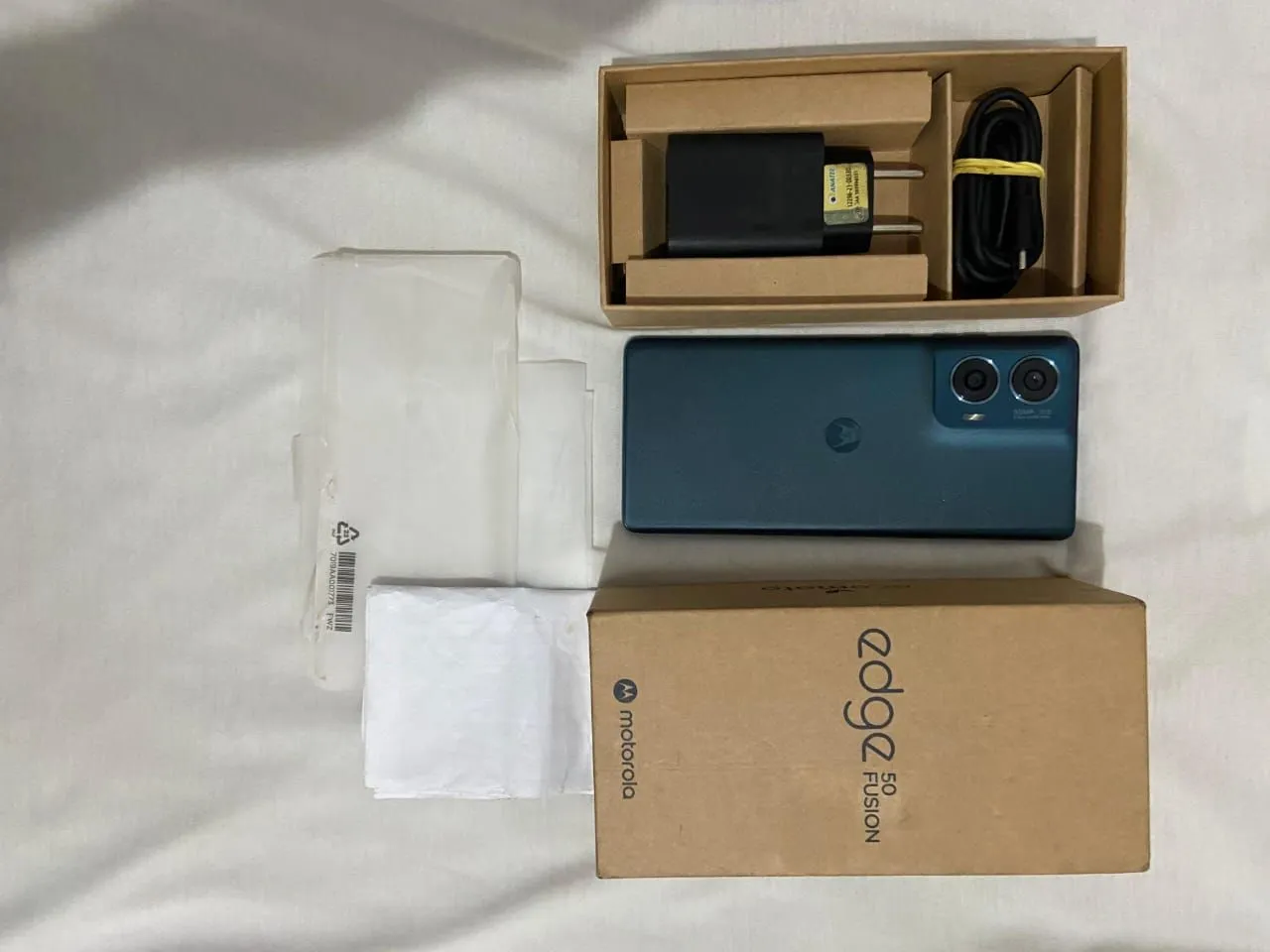 Motorola 50 fusion 5g 256 12 de ram com nota fiscal