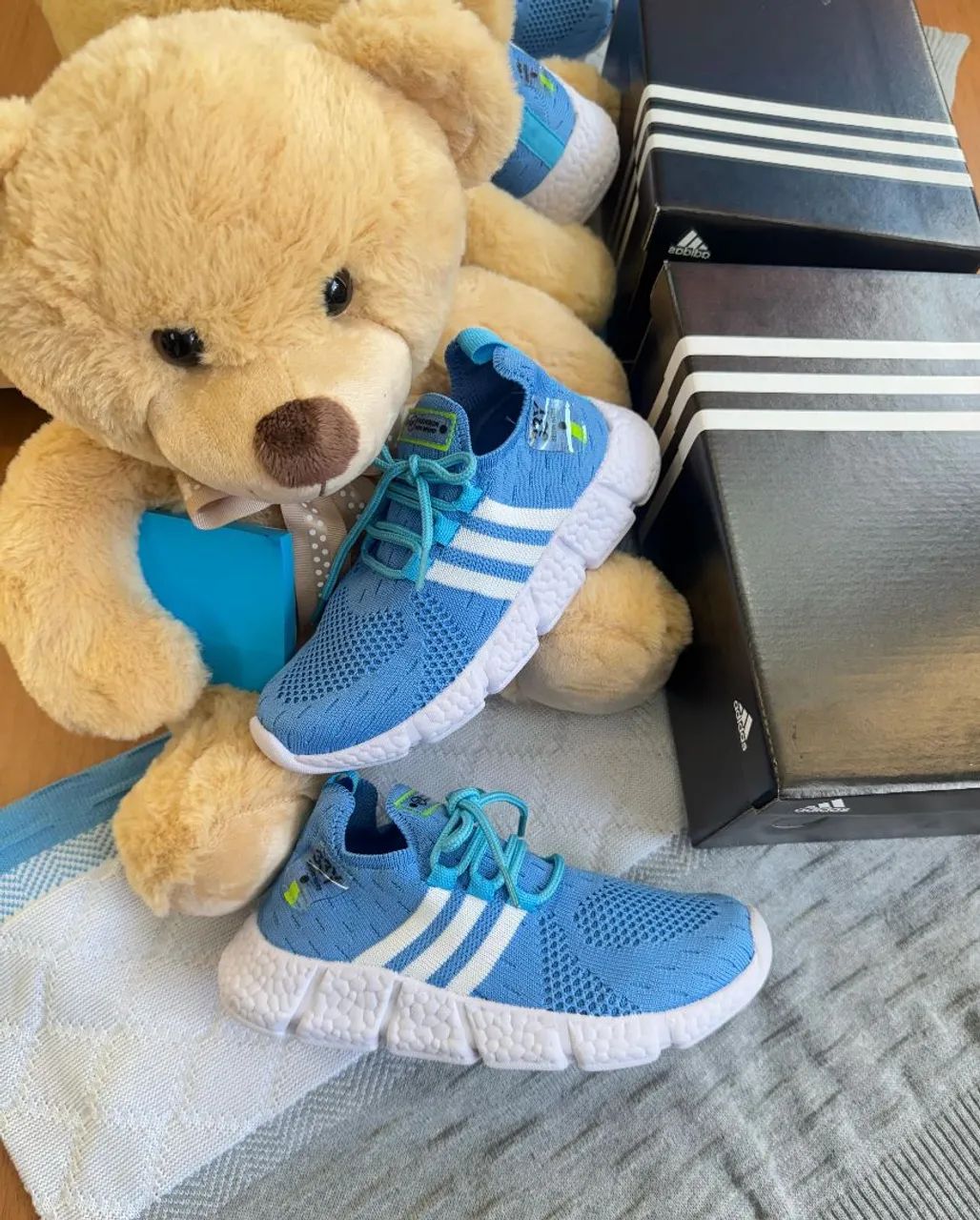Tênis Adidas Infantil Azul 