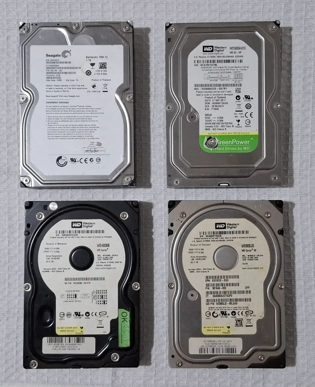 Lote de Hds Funcionando64197824489986120