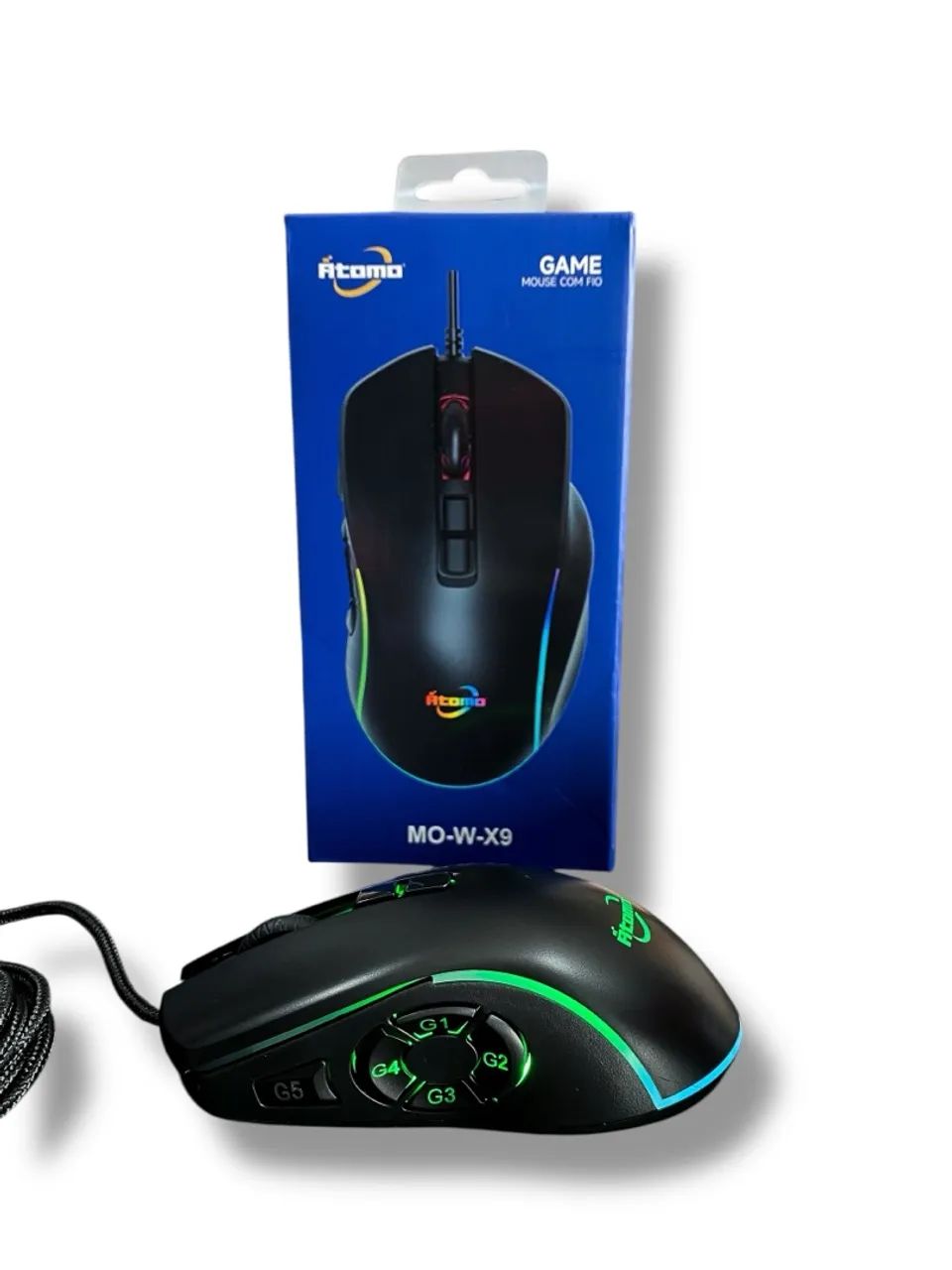 Mouse Gamer com Fio Atomo - Foto 5