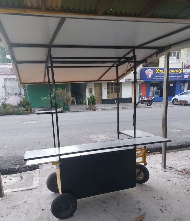 Carrinho de comida - ideal para lanches e quitutes