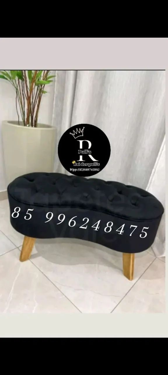 Puff Decorativo Estiloso e Confortável - Foto 2