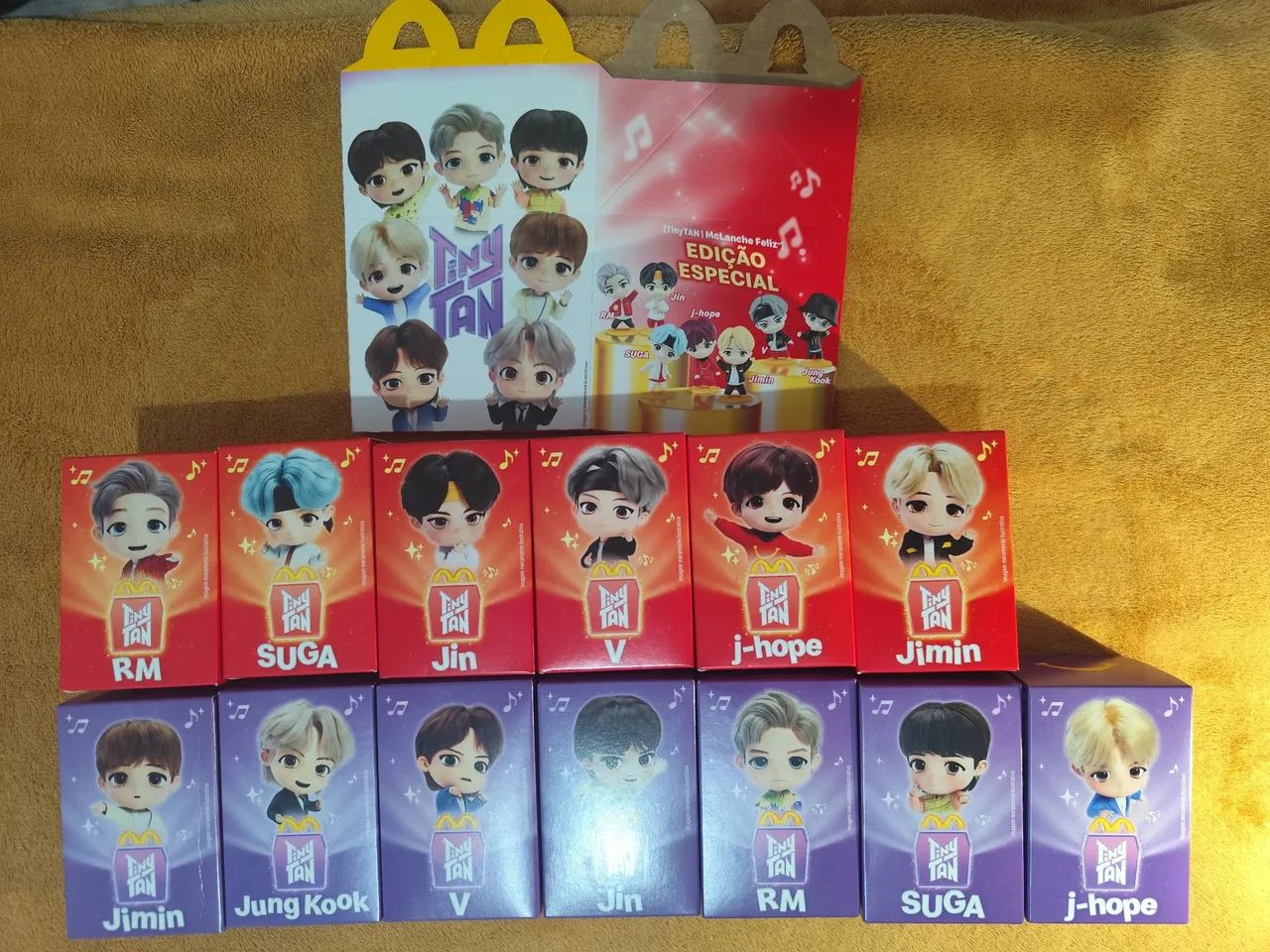 BTS Tiny Tan McDonald's Coleção Completa Novo - Foto 2