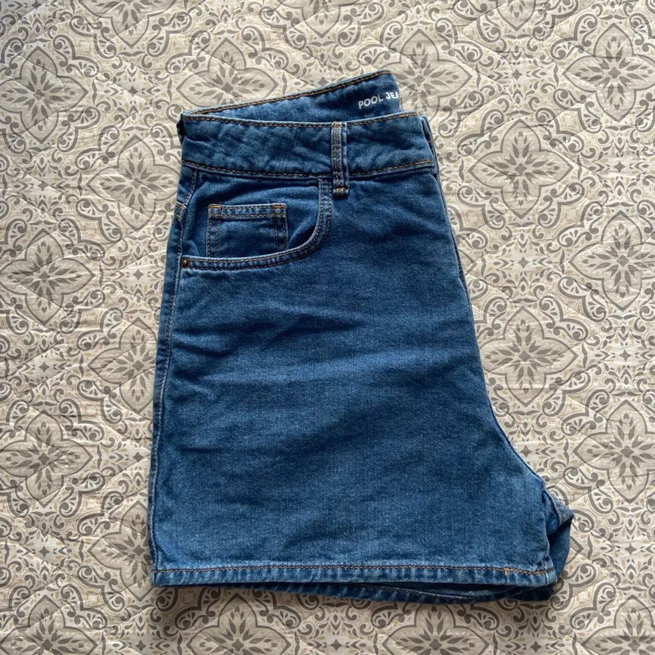 Short Jeans Azul Claro - Tamanho 40 - Foto 3