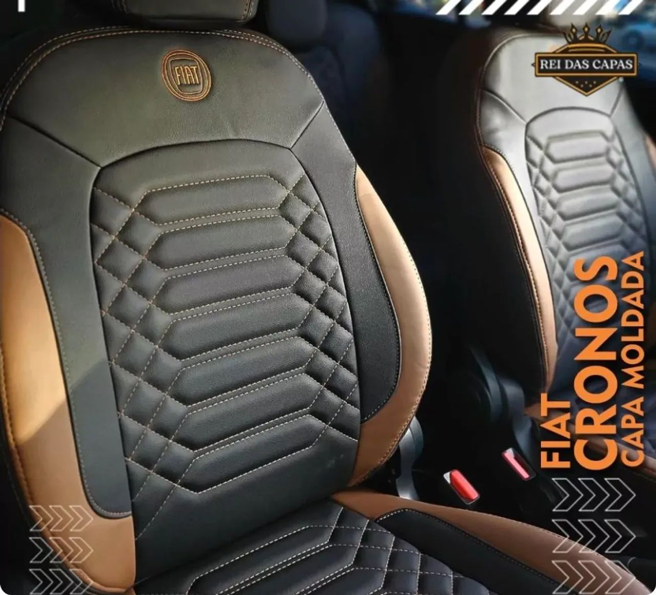 Capa de couro cronos/ argo - Foto 2