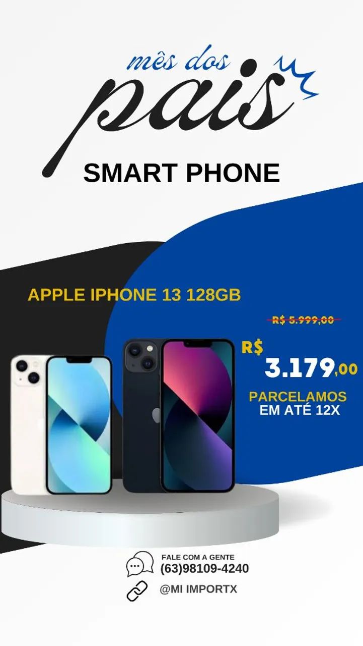 iPhone 13 128GB - novo