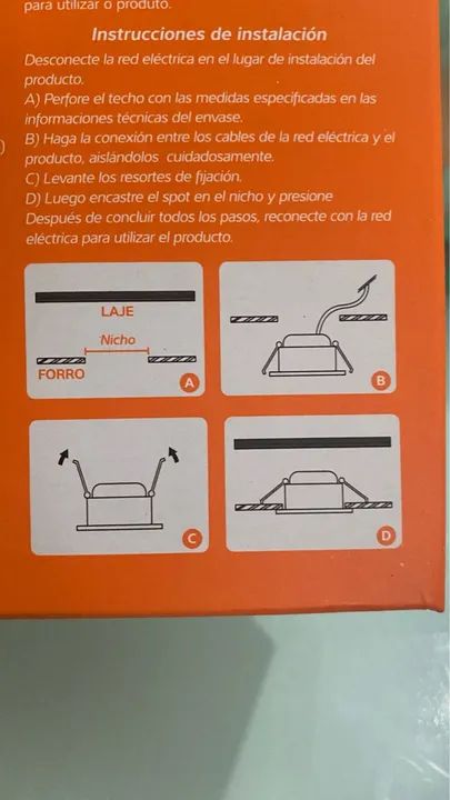 Led de embutir - 7 unidades -12W - Foto 4