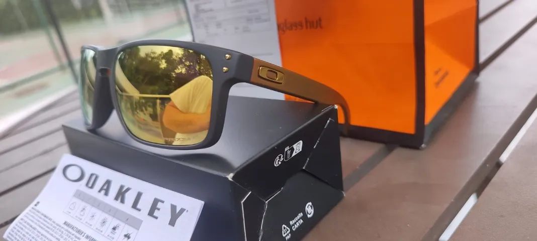 Oakley Holbrook Prizm 24k Polarized Lenses Matte Carbon Frame