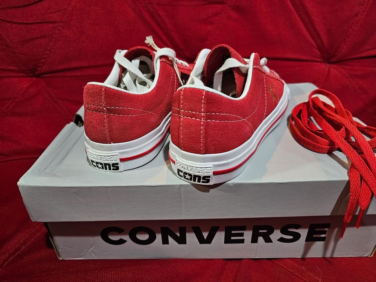 TÊNIS CONVERSE ONE STAR PRO "VARSITY RED - Foto 2