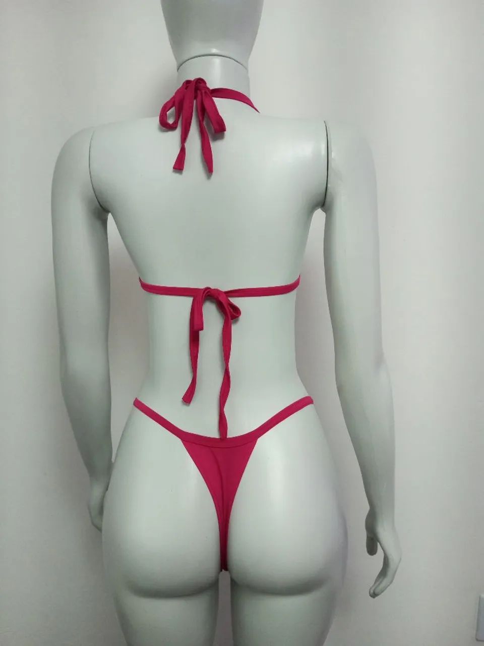 Biquíni Rosa cortininha- Novo - Foto 2