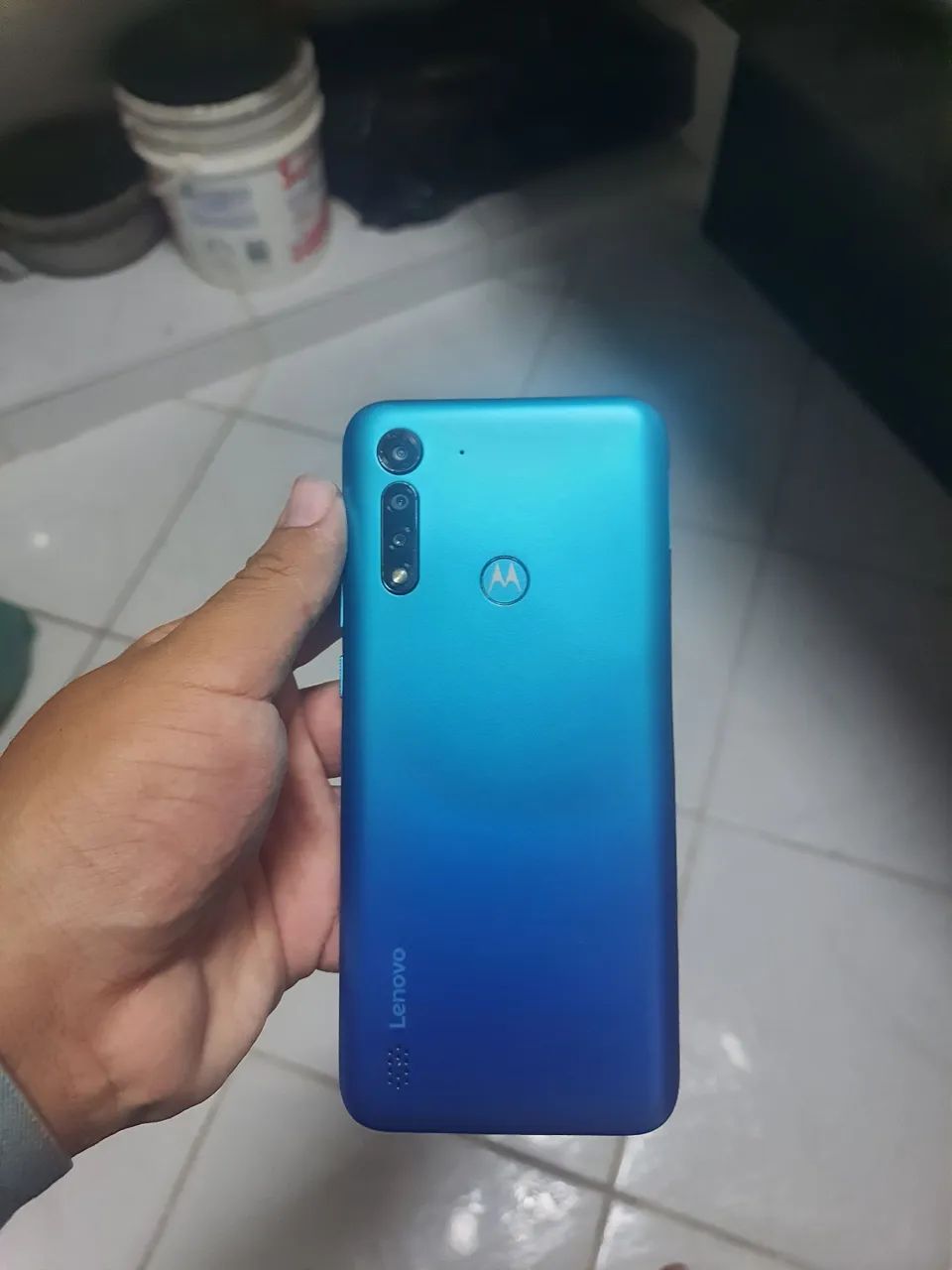 Moto G8 Power Lite Azul - 64GB - Impecável, Pronto pra uso<br> - Foto 3