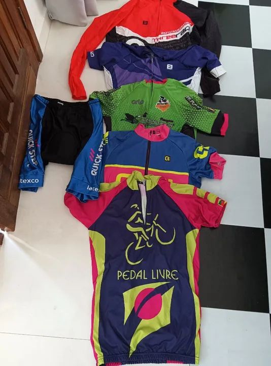 Kit de Roupas Ciclismo - 6 Peças