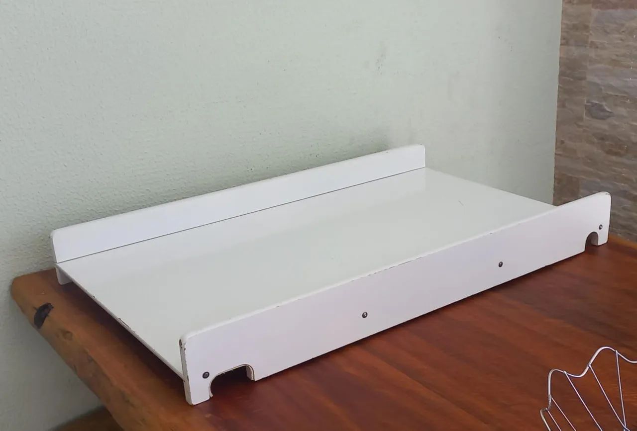 Berço Infantil que vira cama Branco + Colchão + Trocador - Foto 3