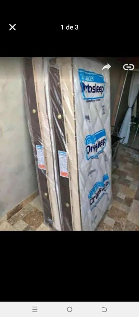 Colchão solteiro molas ensacadas entrego na sua casa