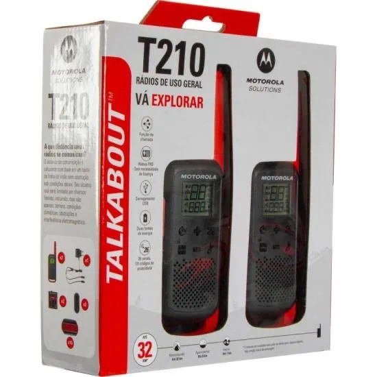 Rádio Motorola Talkabout 2 unidades - Novo Lacrado