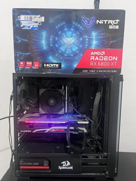 Placa de Vídeo AMD RADEON RX 6800 XT SAPHIRE 16GB DDR6