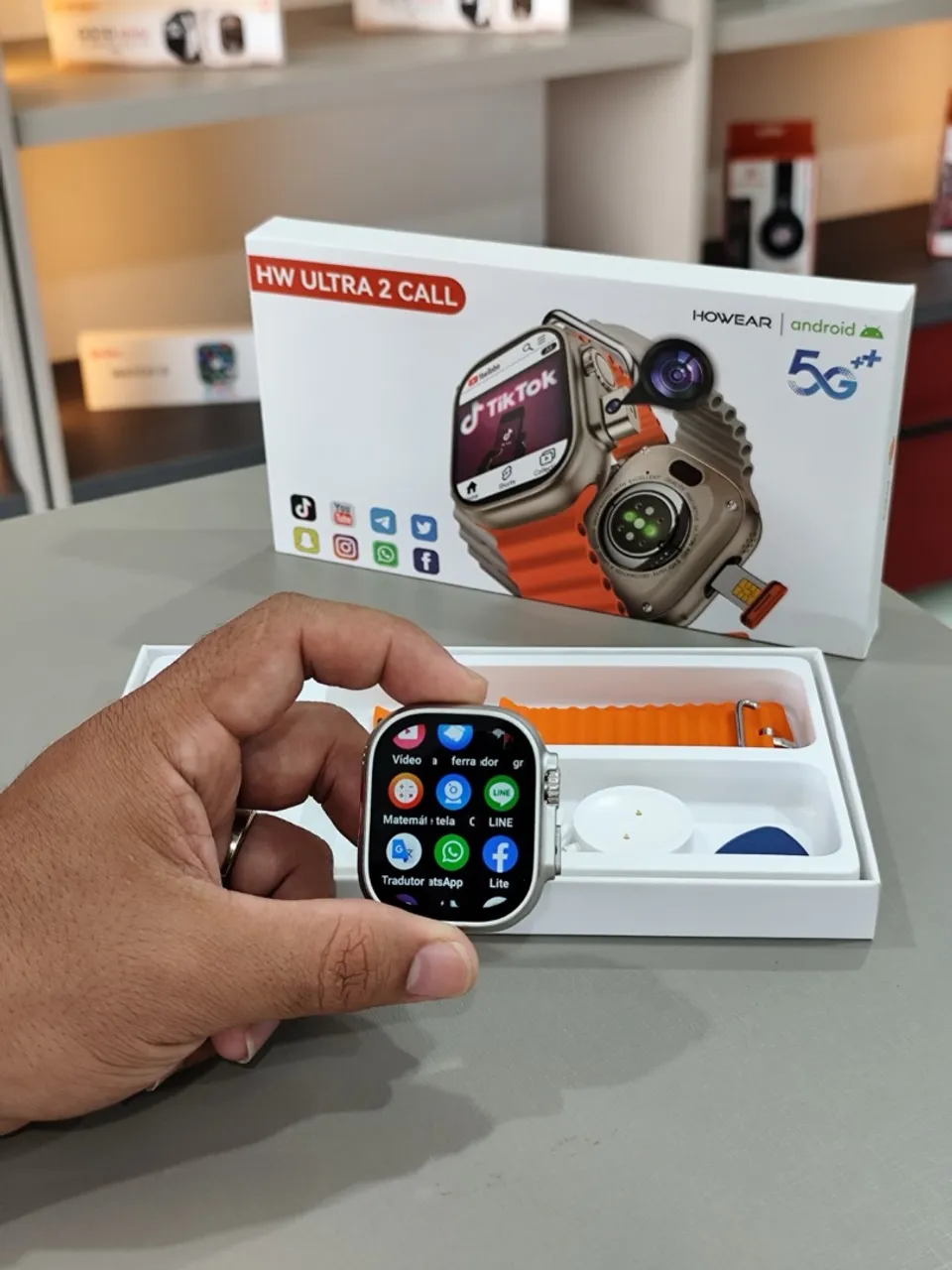 Relógio Celular Smartwatch HW Ultra 2 Call 5G