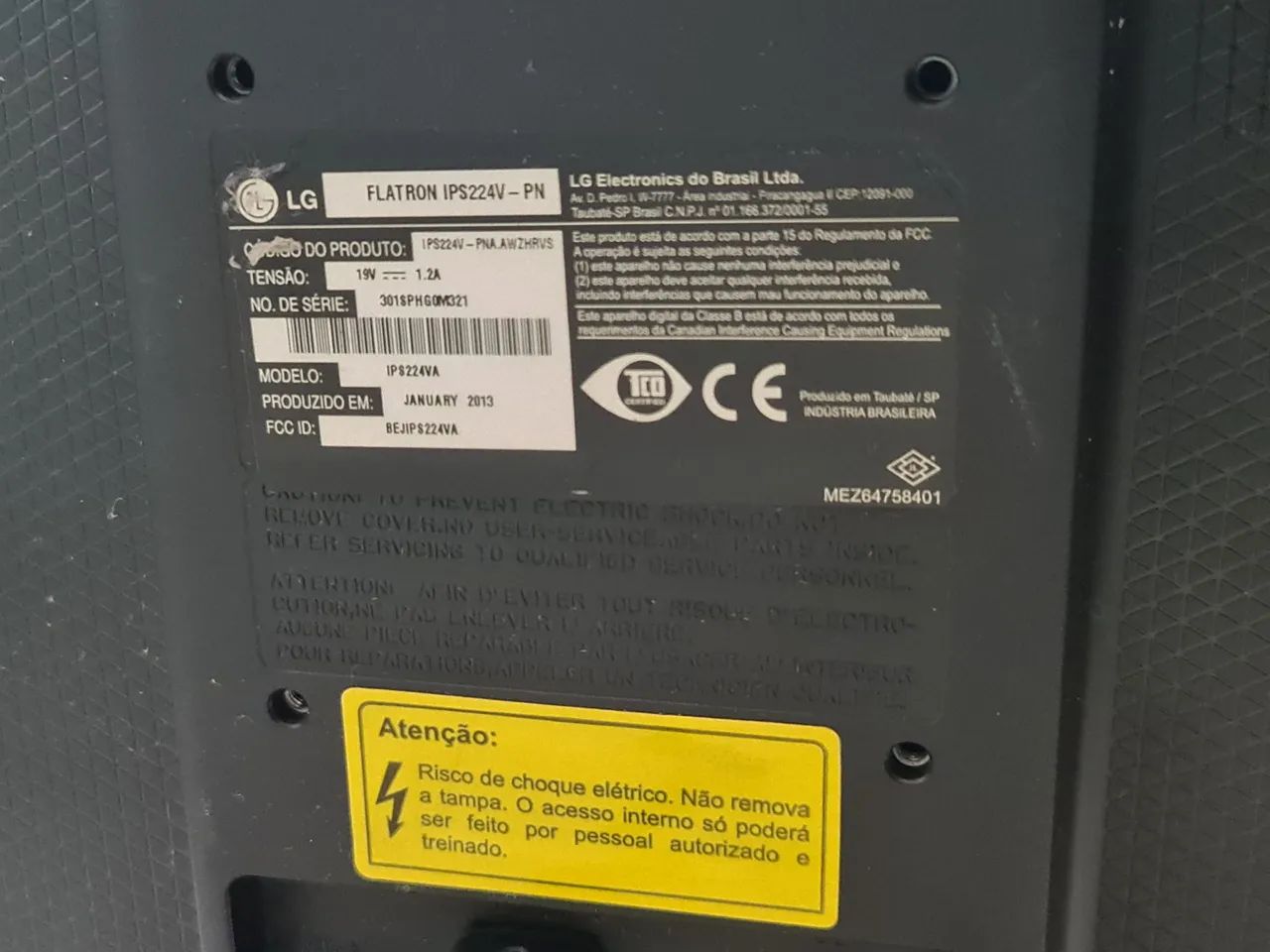 Monitor LG Flatron IPS224 Full HD - 22 polegadas( Barato) - Foto 2