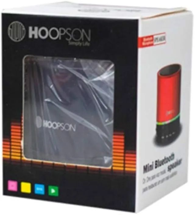 Caixa De Som Portátil Bluetooth Hoopson Rb002-p Cor Preto