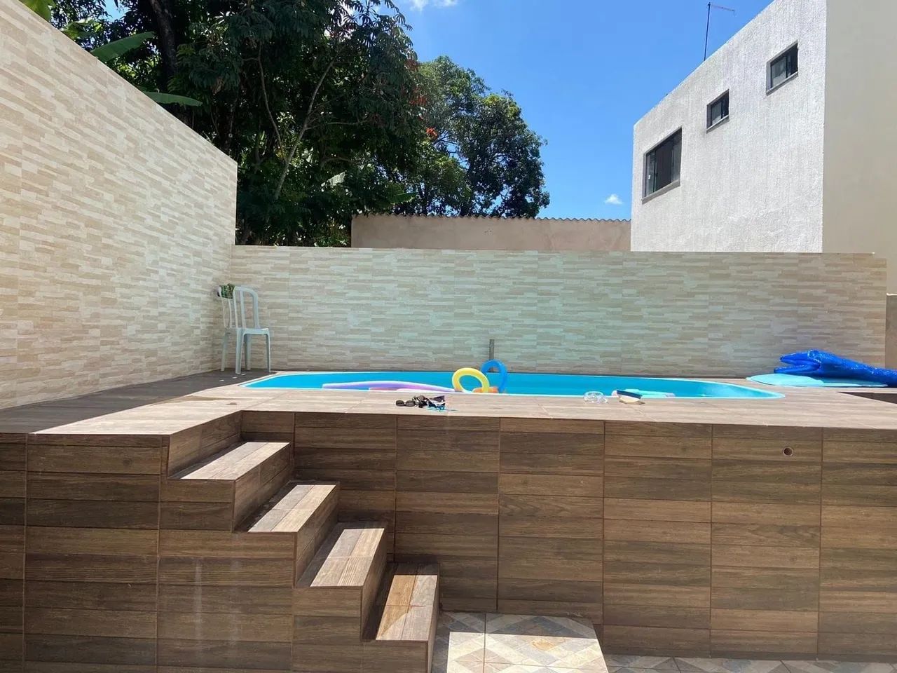 Piscina de fibra para sua área externa para sua família - Foto 3