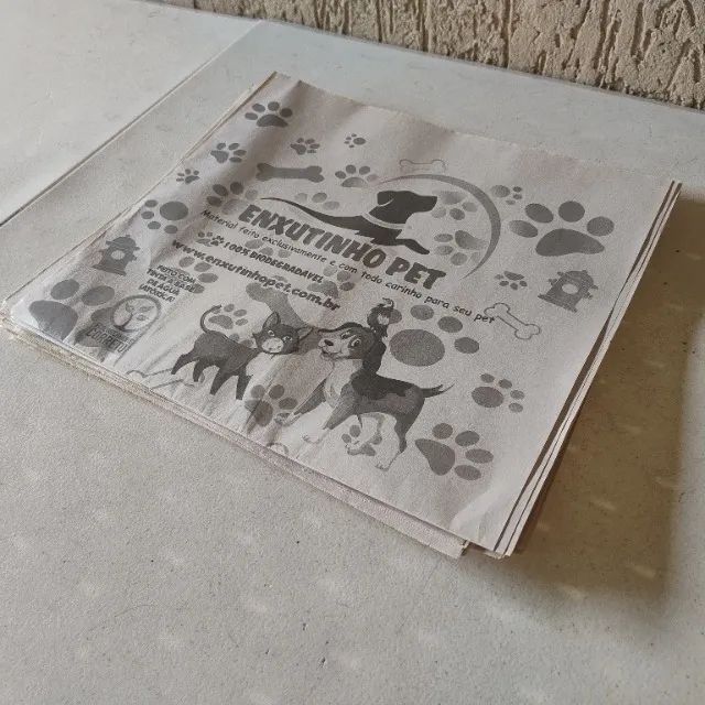 Jornal Pet Higiênico Biodegradável 25 Folhas
