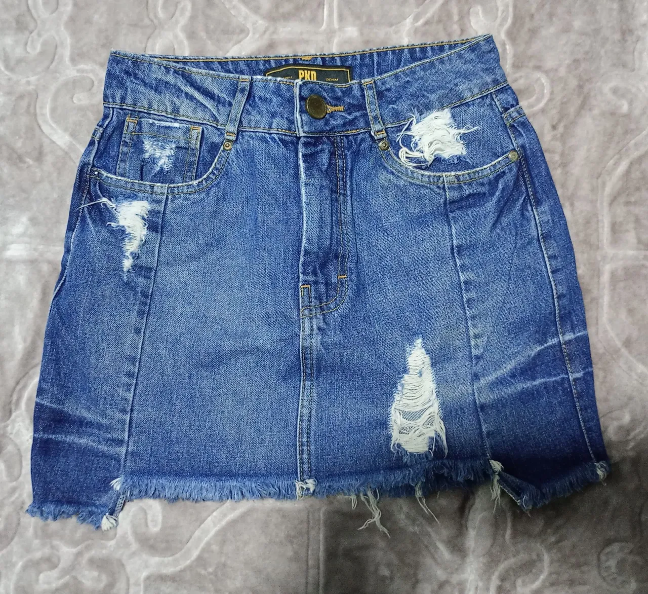 Saia Jeans Destroyed
