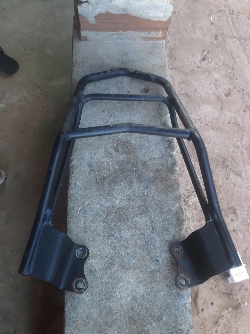 Bagageiro Reforçado para Moto - Preto