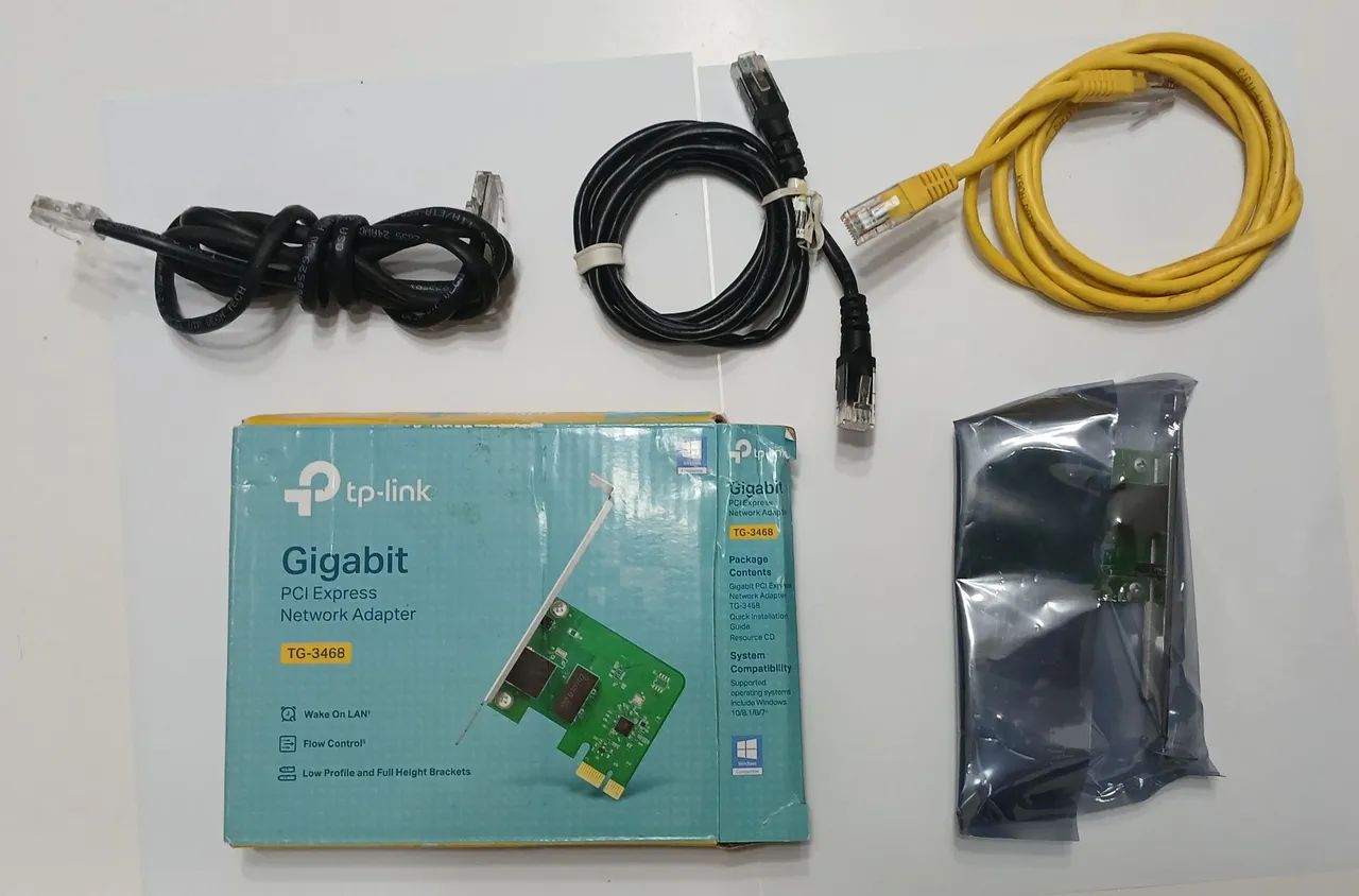 Adaptador de Internet cabeada TP-LINK + Cabos de internet - Foto 4