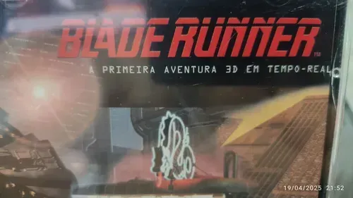 Jogo Antigo E Original Para Pc - Blade Runner (4 Discos TecToy)