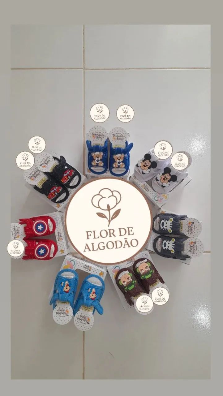 Sapatinhos e sandálias de bebê - Foto 3