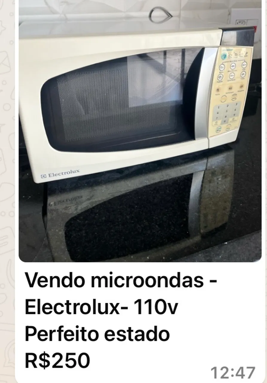 Micro-ondas Electrolux 110V - Perfeito Estado
