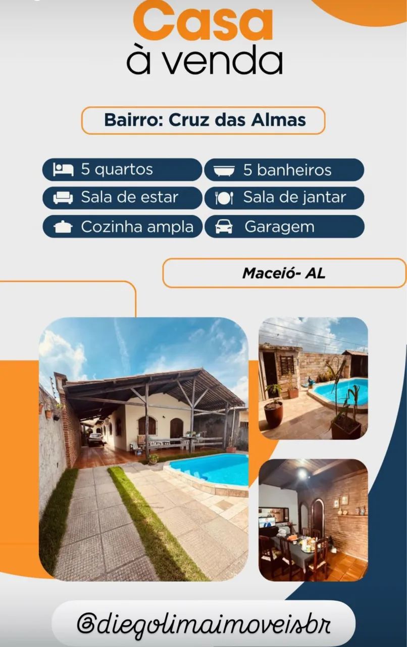 Vendo casa ideal para comércio ou moradia Cruz das almas 