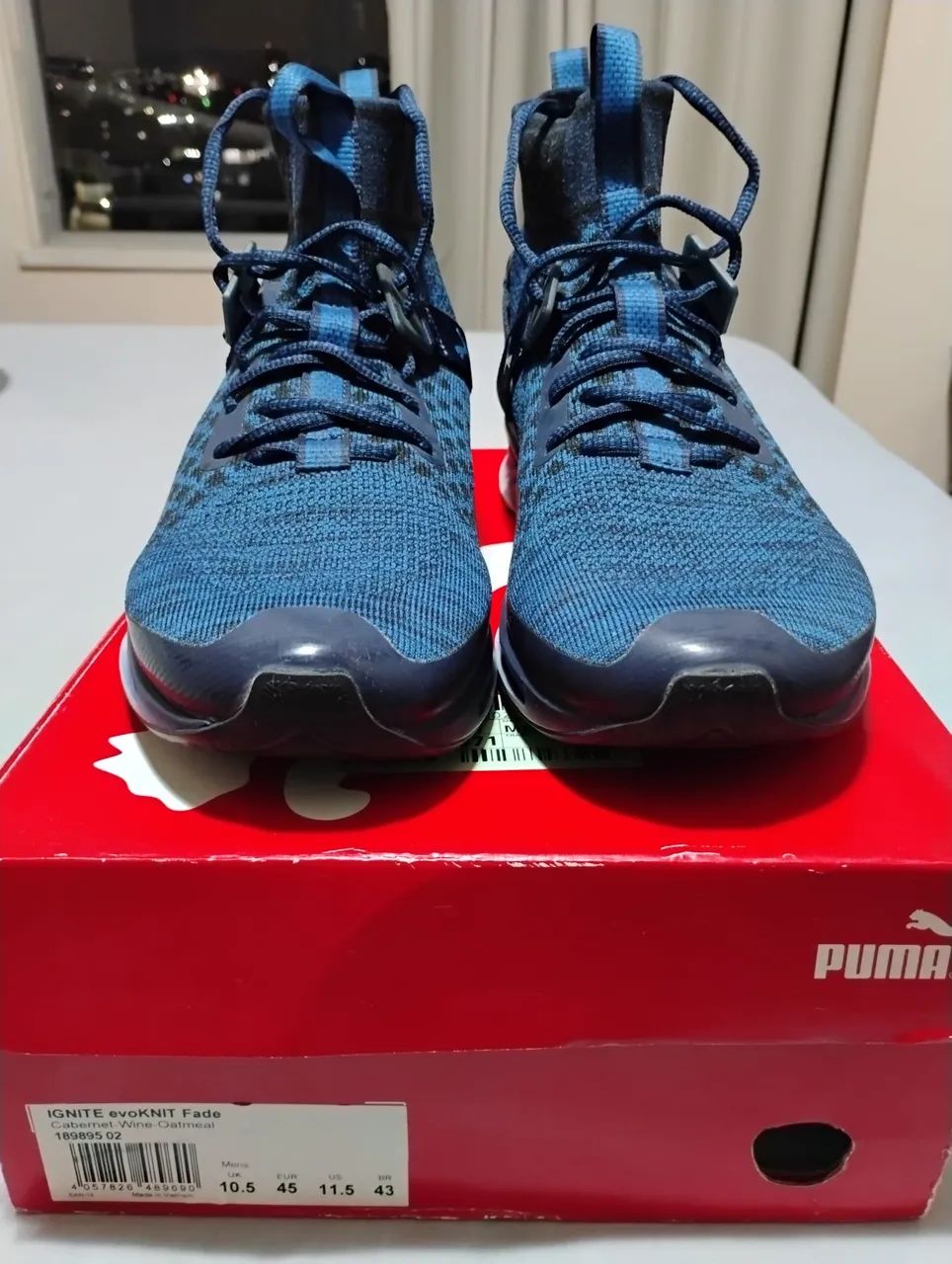 Tênis Puma Ignite EvoKnit Fade - Cabernet-Wine Oatmeal
